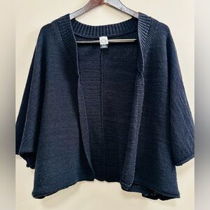 Akemi + Kin‎ Anthropologie Women's black oversized chunky knit cardigan OS EUC